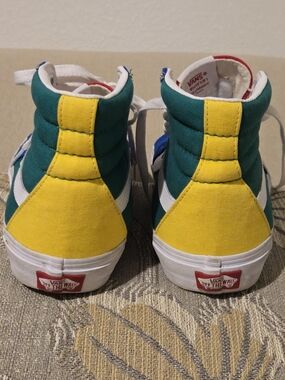 Vans Sk8-Hi Colorblock High Top Sneakers Size 8